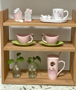 تجریه خرید شلف رومیزی مهتاک دکور مدل چوبی