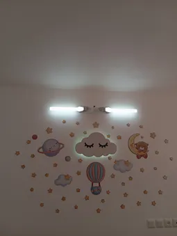 استیکر چوبی کودک باروچین مدل آسمان زیبا کد 1276