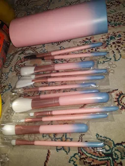 ست برس آرایشی مدل 01 بسته 12 عددی