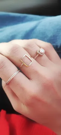 انگشتر طلا 18 عیار زنانه مایا ماهک مدل MR1210 سایز 55