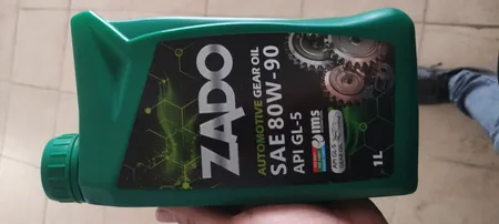 روغن دنده خودرو زادو مدل SAE 80W90-GL5 حجم 1 لیتر