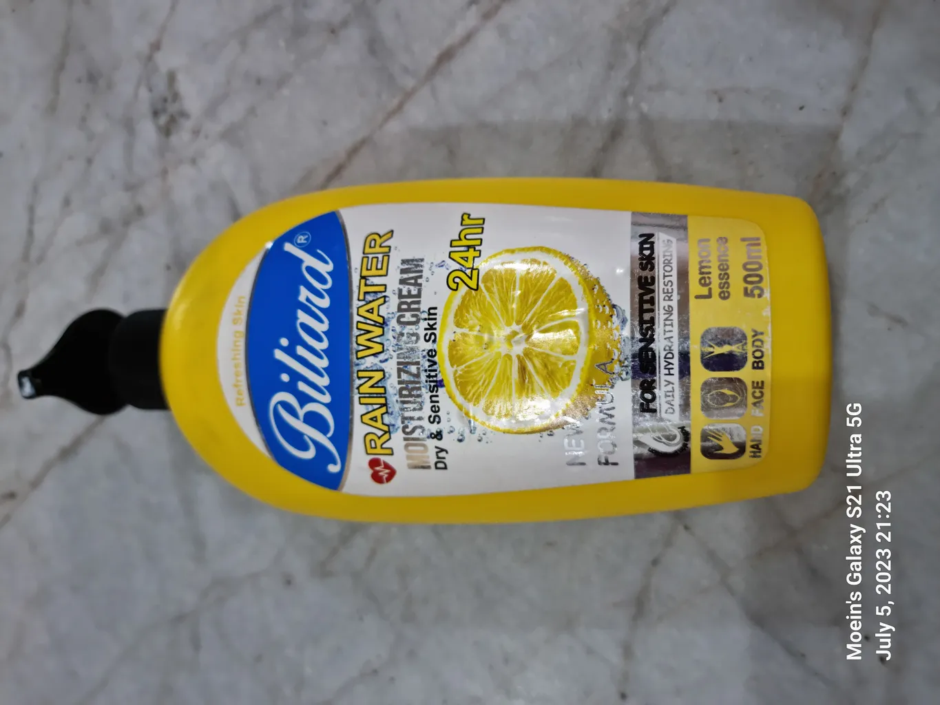 کرم آبرسان بیلیارد مدل RAIN WATER حجم 500 میلی لیتر