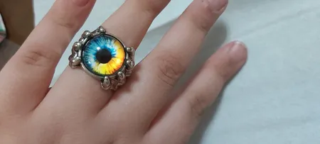 انگشتر مدل چشم اژدها کد collor44