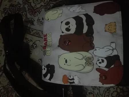 کیف دوشی دخترانه طرح پاندا کد dd12