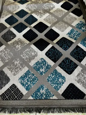 گلیم ماشینی افرند کد 9903 زمینه فیلی