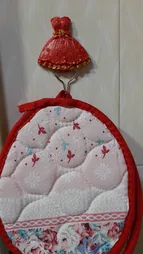 آویز حوله مدل Lady Dress