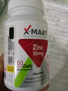 تجریه خرید قرص زینک ایکس مارت - 30 میلی گرم بسته 60 عددی