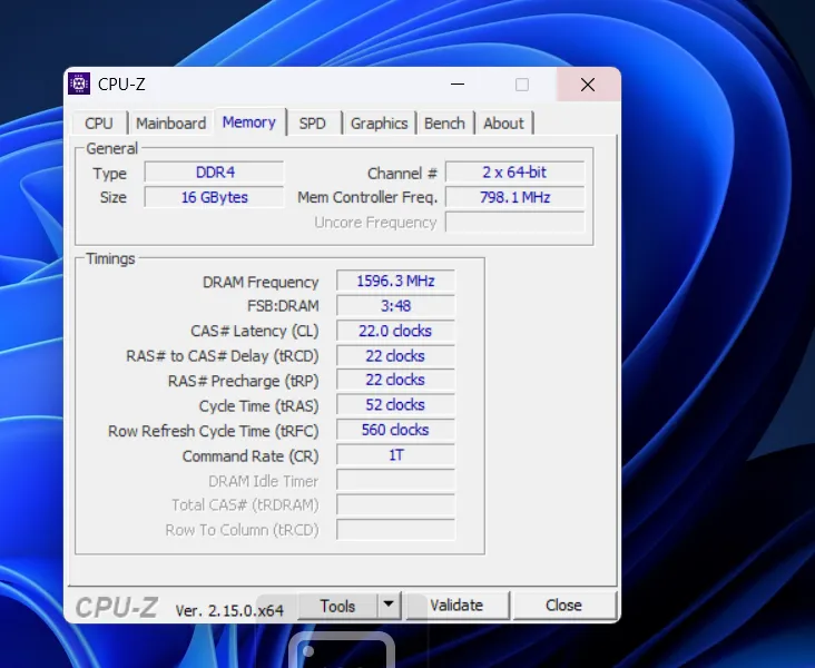 رم لپ تاپ DDR4 تک کاناله 3200 مگاهرتز CL22 کروشیال مدل CT8 ظرفیت 8 گیگابایت