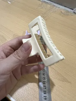 کلیپس مو زنانه مدل شمعی مات مستطیل