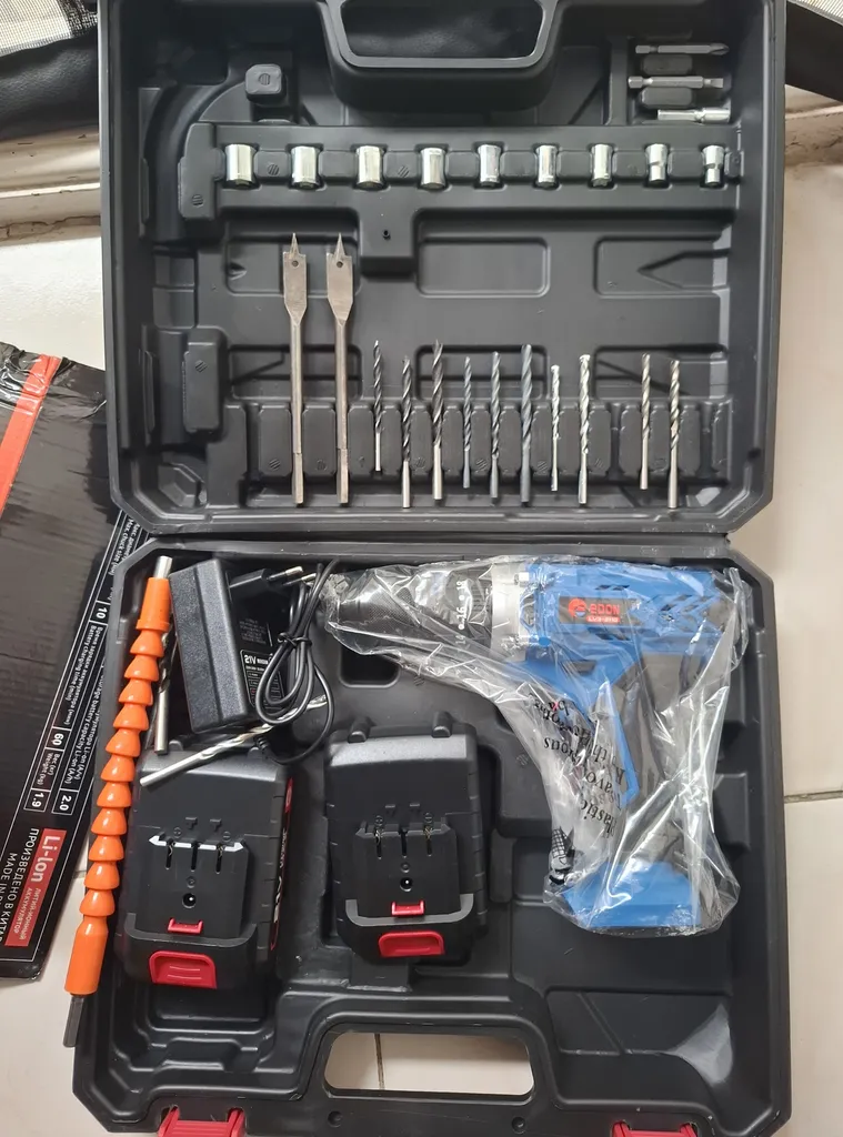 دریل پیچ گوشتی چکشی شارژی ادون مدل LV3-2110