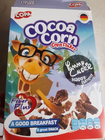 غلات صبحانه کوپا با طعم کاکائو و ذرت - 300 گرم