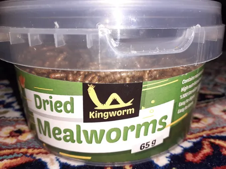 غذای خشک پرندگان کینگ ورم مدل میل ورم MWB65 وزن 65 گرم