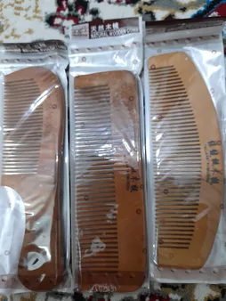 شانه مدل چوبی بسته سه عددی