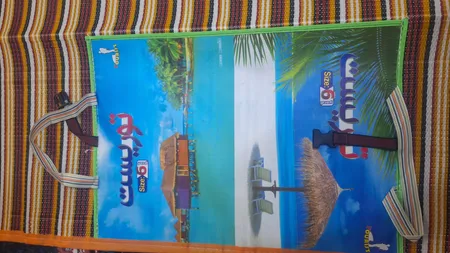 زیر انداز سفری 10 نفره الماس مدل حصیری