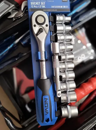 آچار بکس نووا کد 6691 درایو 1/2 اینچ مجموعه 12 عددی