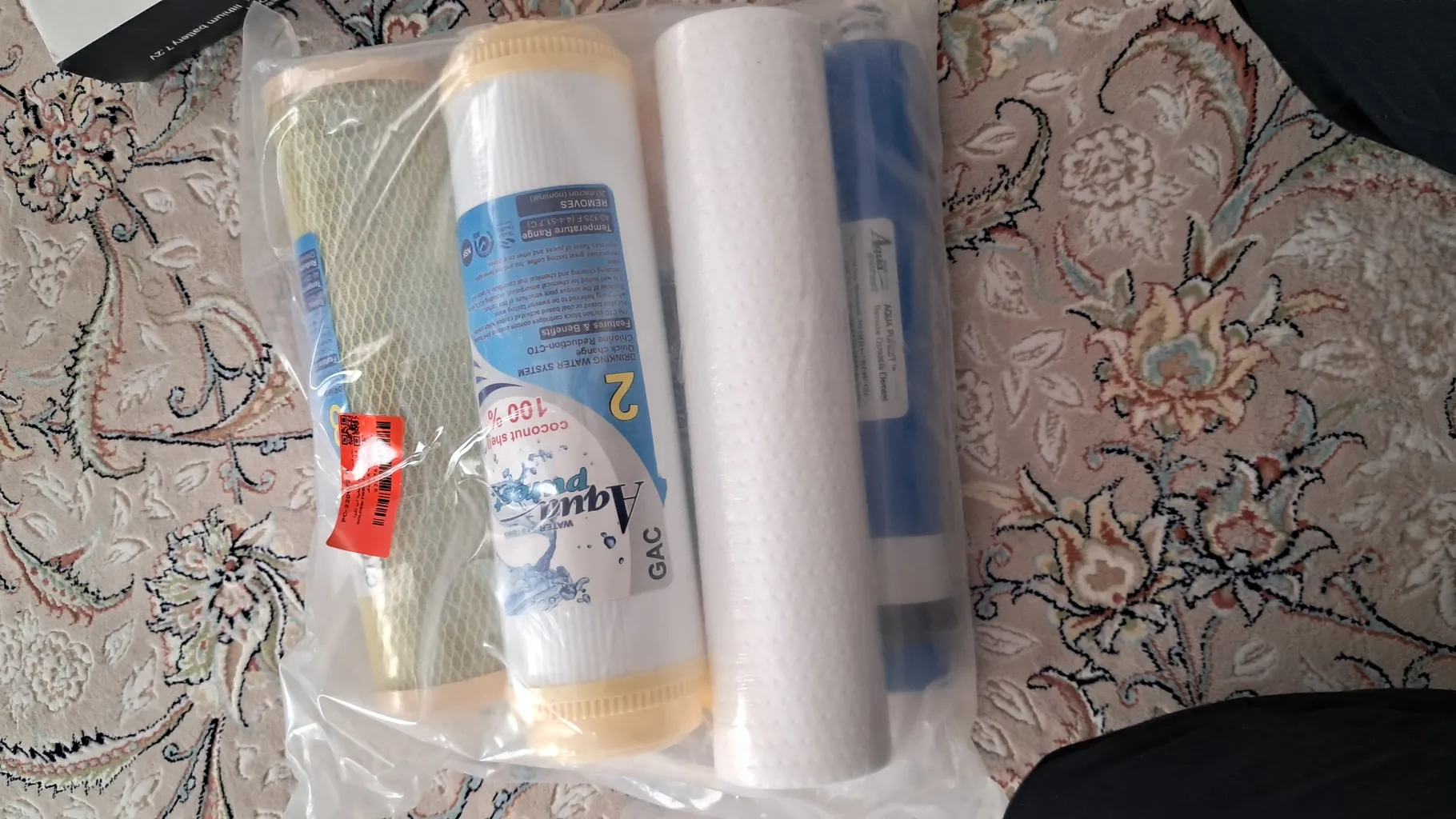 فیلتر دستگاه تصفیه آب آکوا پیورست مدل GOLDEN-TW06 مجموعه 6 عددی