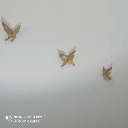 دیوارکوب طرح پروانه کد P01 مجموعه ۷ عددی