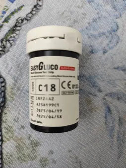 نوار دستگاه تست قند خون ایزی گلوکو مدل اتوکدینگ بسته 50 عددی