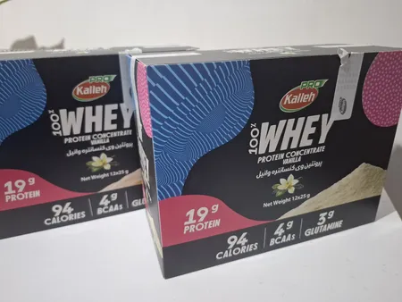 پروتئین وی با طعم شکلات کاله پرو - 25 گرم بسته 12 عددی