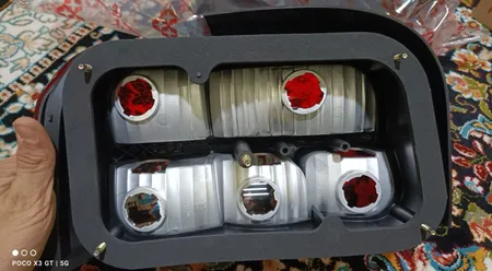 چراغ عقب گستر آذر کد mb1122 مناسب برای پراید 131