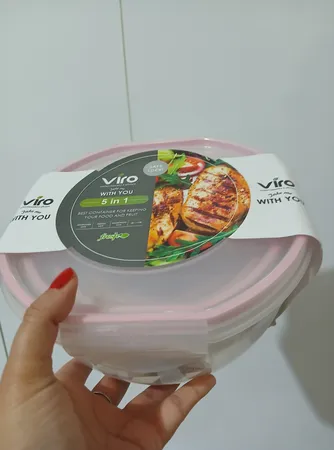 ظرف نگهدارنده ویرو پلاستیک مدل 307 مجموعه 5 عددی