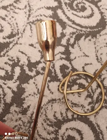 جاشمعی مدل DE-NZ191 طرح مارپیچ ساده مجموعه 3 عددی