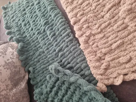 کاموا الیزه مدل پافی دانه درشت انگشتی کد 100