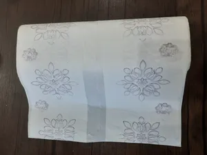 تجریه خرید سفره یکبار مصرف سالینا پلاست مدل خانواده رول 120 متری