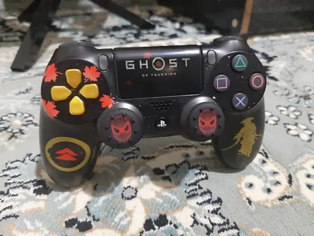 دسته بازی  پلی استیشن 4 سونی طرح Ghost of Tsushima