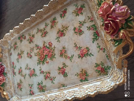 سینی مدل باغ بهاری کد 06-20