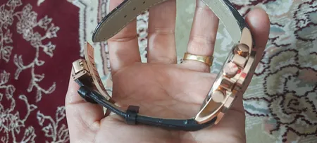 ساعت مچی عقربه‌ای مردانه رومانسون مدل بند چرمی کرنوگراف سه موتور فعال