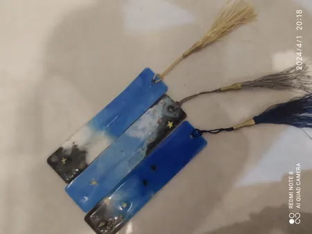 بسته کار با رزین اپوکسی فیلو باکس مدل بوکمارک اقیانوس مجموعه 30 عددی