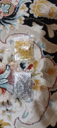 پایه گوشواره و حلقه کد 066 بسته 144 عددی