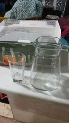 ست پارچ و لیوان پاشاباغجه مدل Carre کد 96493