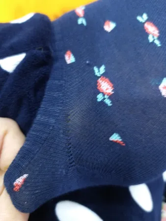 جوراب زنانه پاوین مدل گل گلی مجموعه 6 عددی