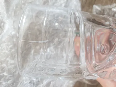 لیوان آلوا مدل تیکی شیشه‌ای