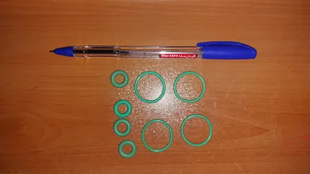 اورینگ سوزن انژکتور کد H227019 مناسب برای پژو 405 مجموعه 8 عددی