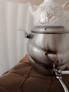 تجریه خرید ست کتری و قوری کی اند تی مدل استیل ضدزنگ مات کد 1023