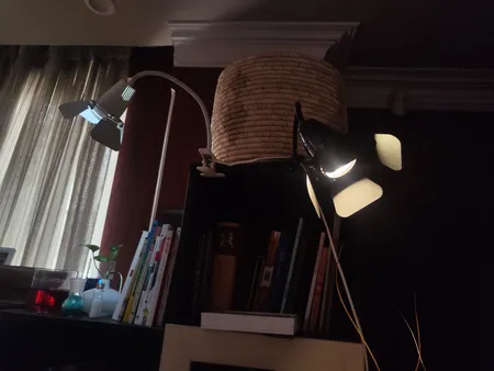 چراغ مطالعه مدل پایه گیره ای شیددار