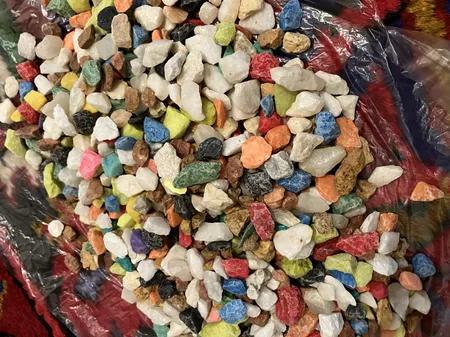 سنگ تزیینی آکواریوم مدل 5col وزن 1کیلوگرم