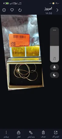 زنجیر طلا 18 عیار زنانه مدل نفرتیتی