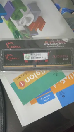 رم دسکتاپ DDR4 تک کاناله 3200 مگاهرتز CL16 جی اسکیل مدل AEGIS ظرفیت 8 گیگابایت