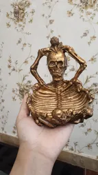 زیرسیگاری طرح اسکلت کد HE-001