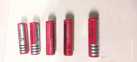 باتری لیتیوم-یون قابل شارژ اولترا فایت مدل OL-18650 ظرفیت6800 میلی آمپر ساعت بسته 5 عددی