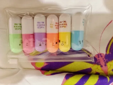 ماژیک علامت گذار مدل Pill بسته 6 عددی