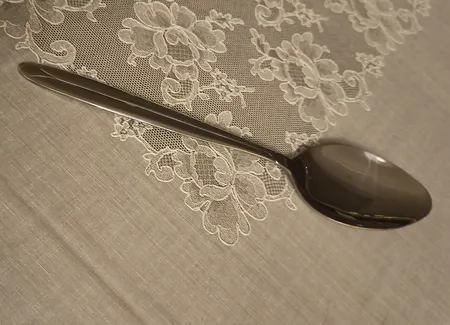 قاشق ناب استیل مدل پالرمو بسته 2 عددی