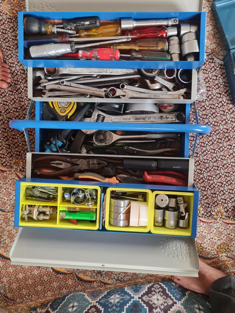 جعبه ابزار صنایع فلزی لوکس درویشیان مدل P403