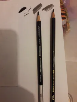 مداد طراحی فابر کاستل مدل گلد فابر با درجه سختی نوک 6B