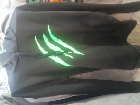 هودی مردانه طرح چنگ کد A03 رنگ مشکی