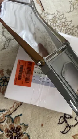 پایه رول دستمال کاغذی سها مدل استیل تخت کوچک